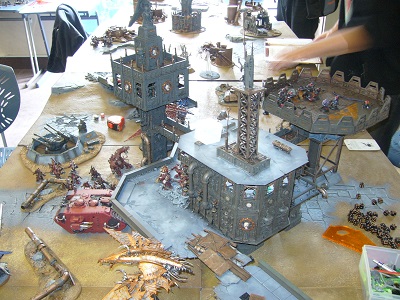 Warhammer 40K terrain at Natcon 2013