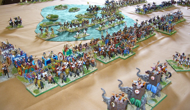 25mm DBMM game the North Shore Wargames Club. Kushite Egyptians vs Carthaginians