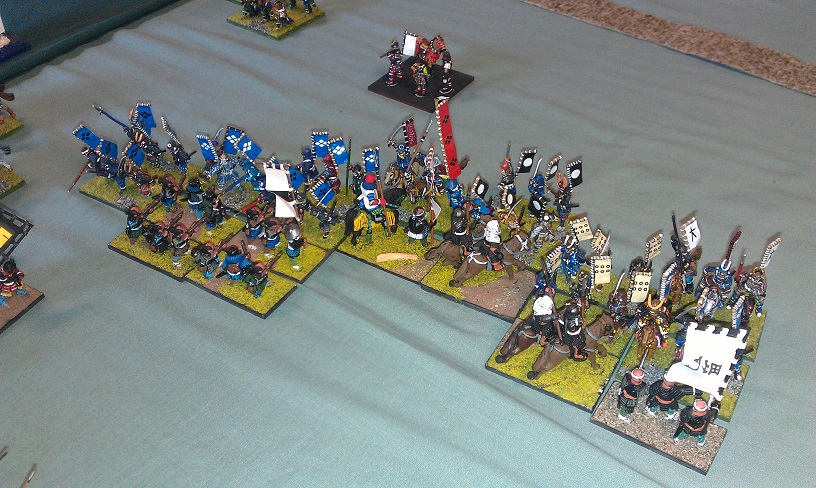 28mm DBR Samurai battle