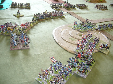 15mm Field of Glory Napoleonics game at the North Shore Wargames Club