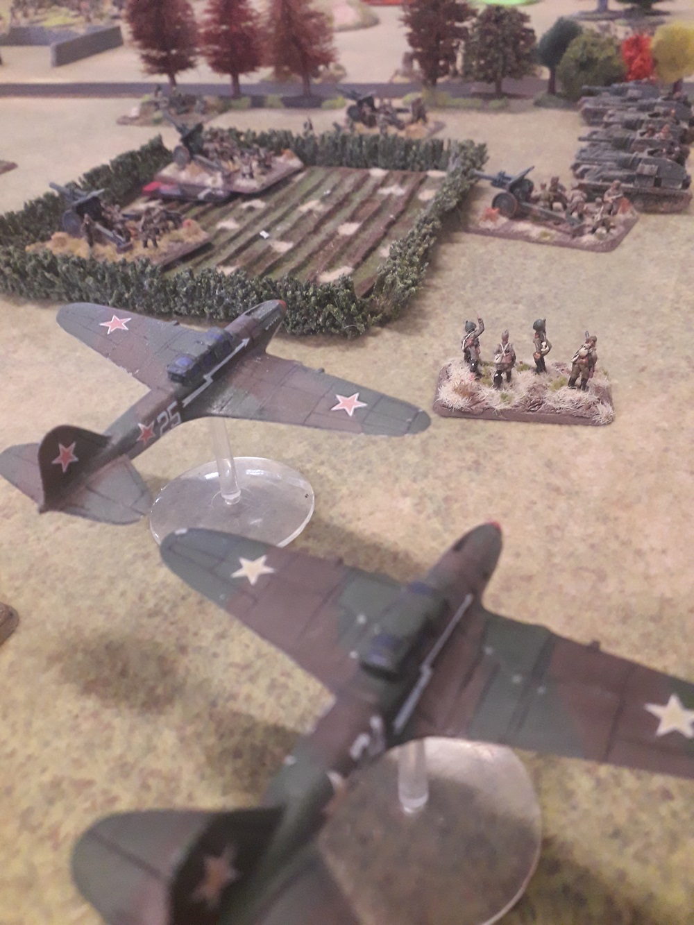 Flames of War game at the NSWC