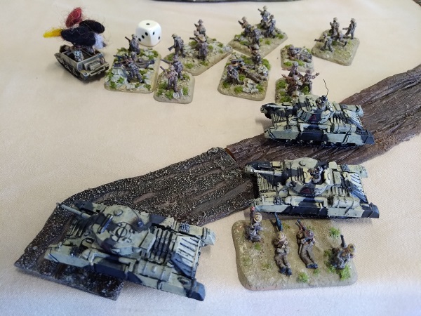 Flames of War desert battle