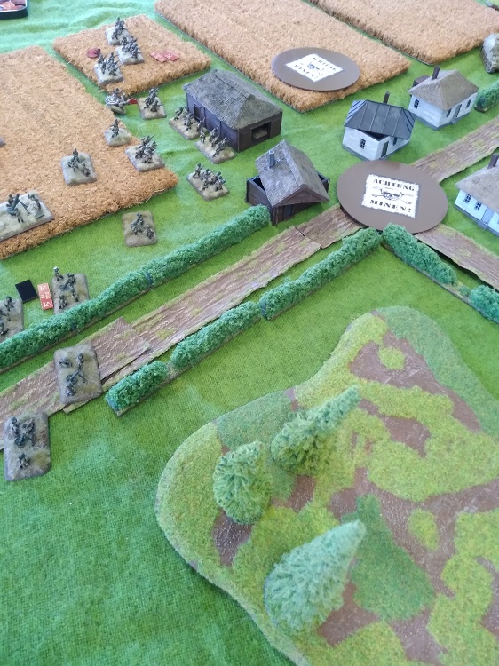 Flames of War game at the NSWC club meeting March 2021