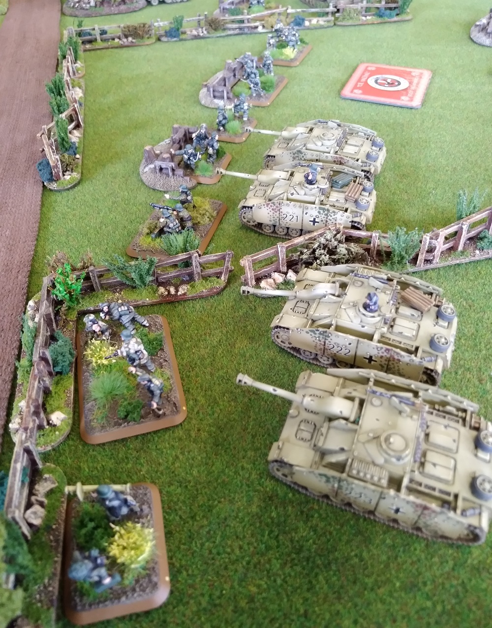 Flames of War game at the NSWC