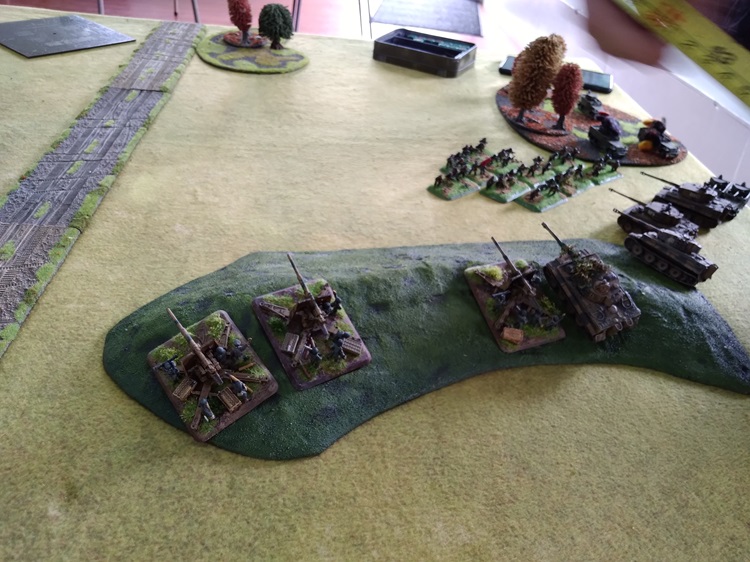 Flames of War game at the NSWC