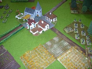 Flames of War game around the town of Hunterville