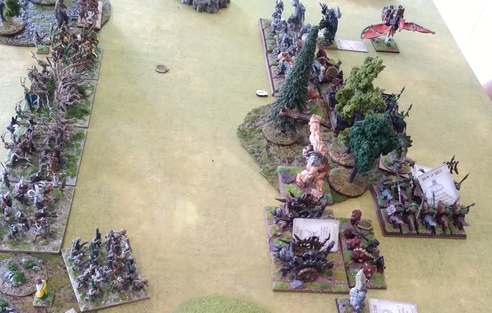 Kings of War Herd versus Goblins