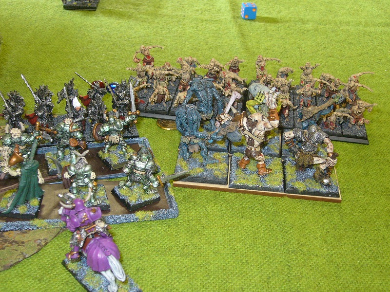 Undead vs Varangur in a Kings of War battle