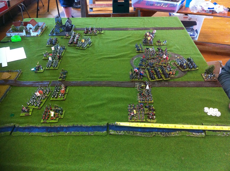 Field of Glory Napoleonics game at the North Shore Wargames Club