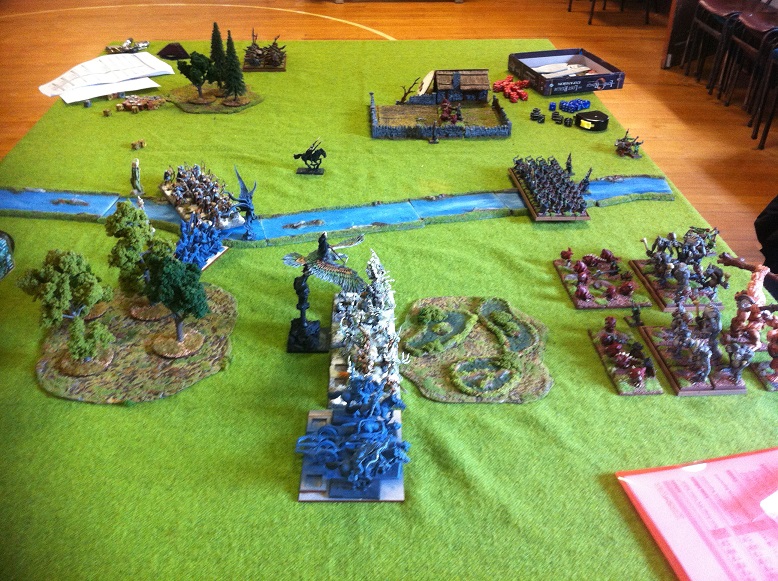 Kings of War game at the North Shore Wargames Club