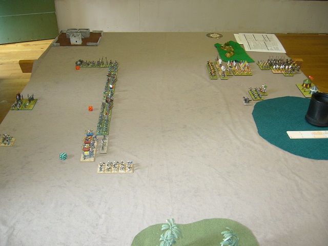 DBR 15mm Dutch Colonial with Sinhalese Allies vs Tripolitanians at Push of Pike 2014