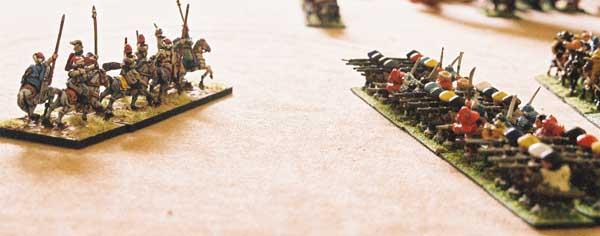 DBR 15mm Turkish cavalry and Japanese musketeers