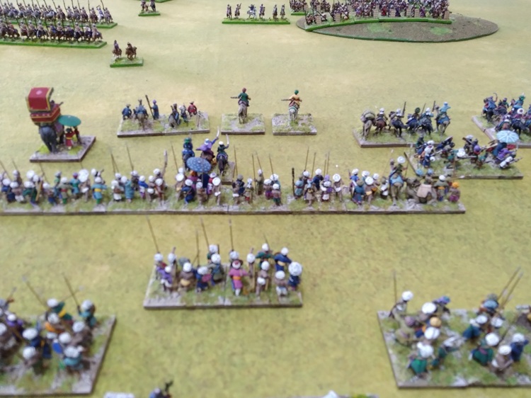 15mm DBR game between Tibetans and Marathas