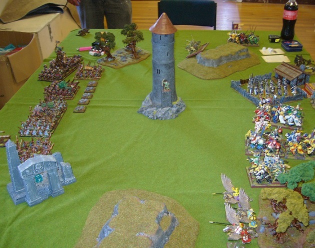 Warhammer battle at the NSWC