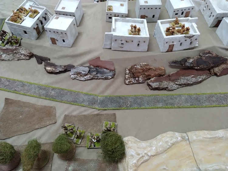 Crossfire game with the Maori Battalion attacking Italians on Takrouna ridge