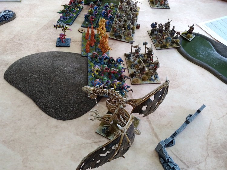 Kings of War - Empire of Dust versus Salamanders