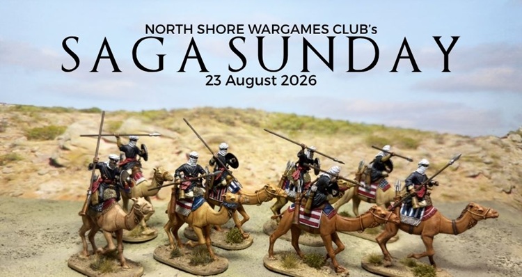 Saga Sunday at the North Shore Wargames Club, 23 August 2026