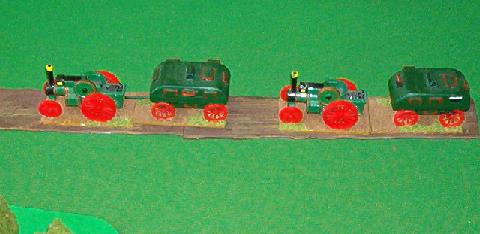 Traction engines in a 15mm Principles of War game